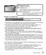 Предварительный просмотр 15 страницы Panasonic Lumix DMC-TZ60 Basic Operating Instructions Manual