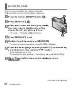 Предварительный просмотр 16 страницы Panasonic Lumix DMC-TZ60 Basic Operating Instructions Manual