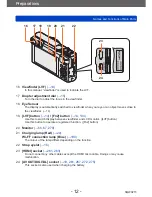 Предварительный просмотр 12 страницы Panasonic Lumix DMC-TZ70 Operating Instructions Manual