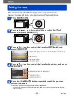 Предварительный просмотр 61 страницы Panasonic Lumix DMC-TZ70 Operating Instructions Manual