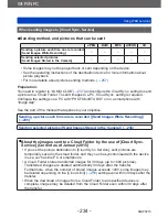 Предварительный просмотр 234 страницы Panasonic Lumix DMC-TZ70 Operating Instructions Manual