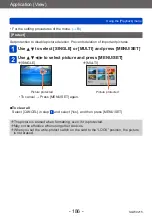 Preview for 186 page of Panasonic Lumix DMC-TZ70GN Operating Instructions For Advanced Features