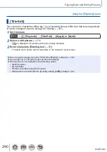 Preview for 290 page of Panasonic LUMIX DMC-TZ82 Operating Instructions Manual
