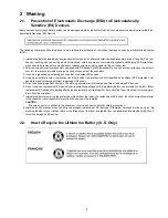 Предварительный просмотр 5 страницы Panasonic Lumix DMC-XS1EB Service Manual