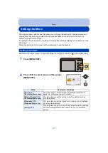 Предварительный просмотр 37 страницы Panasonic Lumix DMC-XS3 Operating Instructions For Advanced Features