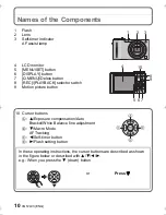 Предварительный просмотр 10 страницы Panasonic Lumix DMC-ZR3 Basic Operating Instructions Manual