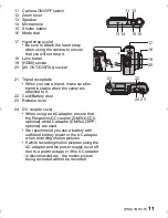 Предварительный просмотр 11 страницы Panasonic Lumix DMC-ZR3 Basic Operating Instructions Manual