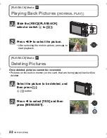 Предварительный просмотр 22 страницы Panasonic Lumix DMC-ZR3 Basic Operating Instructions Manual