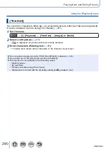 Preview for 290 page of Panasonic LUMIX DMC-ZS100 Owner'S Manual