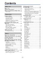 Preview for 2 page of Panasonic Lumix DMC-ZS15 Owner'S Manual