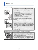 Preview for 5 page of Panasonic Lumix DMC-ZS15 Owner'S Manual