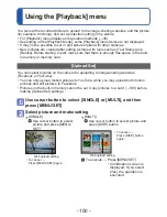 Preview for 100 page of Panasonic Lumix DMC-ZS15 Owner'S Manual