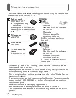 Предварительный просмотр 10 страницы Panasonic Lumix DMC-ZS19 Owner'S Manual