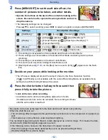 Предварительный просмотр 52 страницы Panasonic Lumix DMC-ZS35 Owner'S Manual