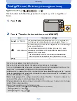 Предварительный просмотр 63 страницы Panasonic Lumix DMC-ZS35 Owner'S Manual