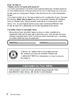 Preview for 2 page of Panasonic Lumix DMC-ZS7 Basic Operating Instructions Manual