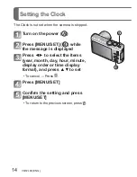 Preview for 14 page of Panasonic Lumix DMC-ZS7 Basic Operating Instructions Manual