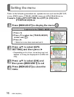 Preview for 16 page of Panasonic Lumix DMC-ZS7 Basic Operating Instructions Manual