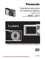 Panasonic LUMIX DMC-ZX1 Operating Instructions For Advanced Features предпросмотр