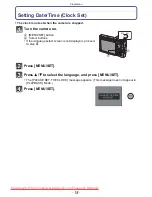 Preview for 18 page of Panasonic LUMIX DMC-ZX1 Operating Instructions For Advanced Features