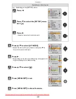 Preview for 22 page of Panasonic LUMIX DMC-ZX1 Operating Instructions For Advanced Features