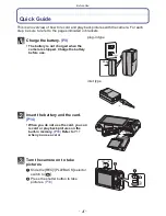 Предварительный просмотр 4 страницы Panasonic LUMIX DMC-ZX3 Operating Instructions Manual