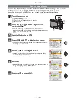 Предварительный просмотр 22 страницы Panasonic LUMIX DMC-ZX3 Operating Instructions Manual