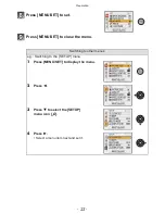 Предварительный просмотр 23 страницы Panasonic LUMIX DMC-ZX3 Operating Instructions Manual