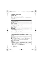 Preview for 2 page of Panasonic LUMIX DMW-BG1 Operating Instructions Manual