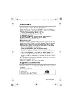 Preview for 5 page of Panasonic Lumix DMW-BGG9 Operating Instructions Manual