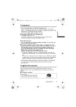 Предварительный просмотр 5 страницы Panasonic LUMIX DMW-BGS5 Operating Instructions Manual