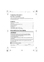 Preview for 2 page of Panasonic LUMIX DMW-BTC10 Operating Instructions Manual