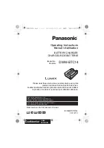 Panasonic Lumix DMW-BTC14 Series Operating Instructions Manual preview