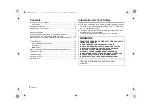 Preview for 2 page of Panasonic Lumix DMW-FL220 Operating Instructions Manual