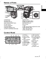 Preview for 7 page of Panasonic Lumix DMW-FL580L Operating Instructions Manual