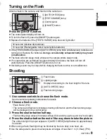 Preview for 9 page of Panasonic Lumix DMW-FL580L Operating Instructions Manual