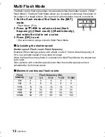 Preview for 12 page of Panasonic Lumix DMW-FL580L Operating Instructions Manual