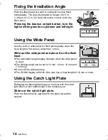 Preview for 14 page of Panasonic Lumix DMW-FL580L Operating Instructions Manual