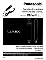 Panasonic Lumix DMW-RSL1 Operating Instructions Manual preview