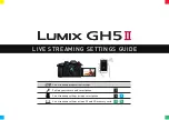 Предварительный просмотр 1 страницы Panasonic Lumix GH5 2 Settings Manual