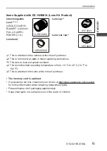 Предварительный просмотр 15 страницы Panasonic LUMIX GH5 II Owner'S Manual