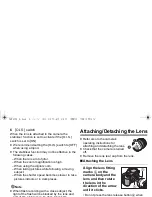 Preview for 6 page of Panasonic Lumix H-FS14140 Operating Instructions Manual