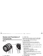 Предварительный просмотр 8 страницы Panasonic Lumix H-VS014140 Operating Instructions Manual