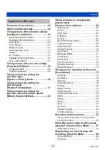 Preview for 3 page of Panasonic Lumix LX7 Operating Instructions Manual