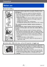 Preview for 6 page of Panasonic Lumix LX7 Operating Instructions Manual