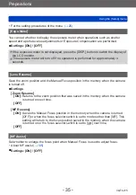 Preview for 35 page of Panasonic Lumix LX7 Operating Instructions Manual