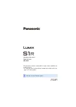 Panasonic Lumix S1R Operating Instructions Manual предпросмотр