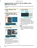 Предварительный просмотр 20 страницы Panasonic LUMIX Simple Viewer Operating Instructions Manual