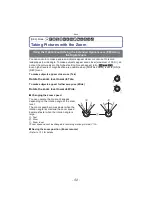 Предварительный просмотр 52 страницы Panasonic Lumix VQT2F10 Operating Instructions Manual