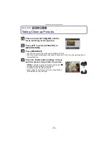 Предварительный просмотр 70 страницы Panasonic Lumix VQT2F10 Operating Instructions Manual